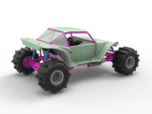 Formula Off Road Version 2 Scale 1 to 25 3D 프린트 모델