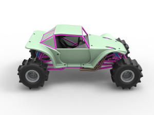 Formula Off Road Version 2 Scale 1 to 25 3D 프린트 모델