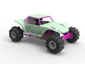 Formula Off Road Version 2 Scale 1 to 25 3D 프린트 모델