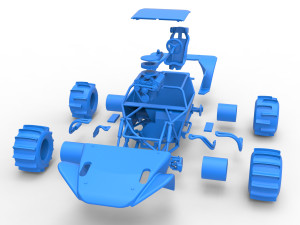 Formula Off Road Version 2 Scale 1 to 25 3D 프린트 모델