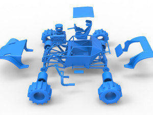 Formula Off Road Version 2 Scale 1 to 25 3D 프린트 모델