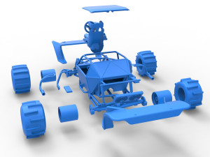 Formula Off Road Version 2 Scale 1 to 25 3D 프린트 모델