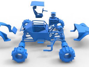 Formula Off Road Version 2 Scale 1 to 25 3D 프린트 모델