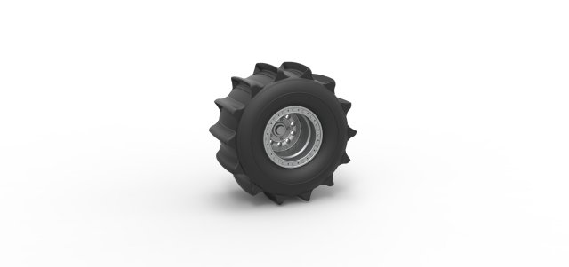 Wheel of Formula off road Scale 1 to 25 3D 프린트 모델 .c4d .max .obj .3ds .fbx .stl .blend 