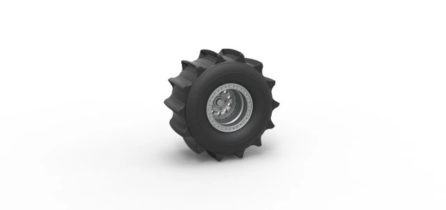 Wheel of Formula off road Scale 1 to 25 3D Print Model .c4d .max .obj .3ds .fbx .stl .blend 