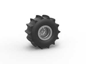 Wheel of Formula off road Scale 1 to 25 3Dプリントモデル