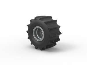 Wheel of Formula off road Scale 1 to 25 3D 프린트 모델