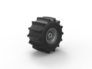 Wheel of Formula off road Scale 1 to 25 3D 프린트 모델