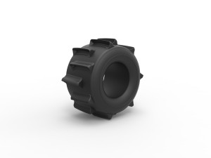 Tire Version 2 of Formula off road Scale 1 to 25 3D 프린트 모델