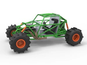 F&oacute;rmula Off Road Versi&oacute;n 2 Escala Base 1 a 25 Modelo de impresión 3D