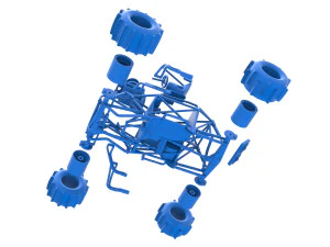 Formula Off Road Version 2 Base Scale 1 to 25 3D Print Model