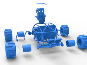 Formula Off Road Version 2 Base Scale 1 to 25 3D Print Model