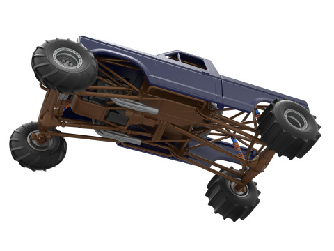 Mud dragster Version 2 Scale 1 to 25 Modèles 3D en vedette
