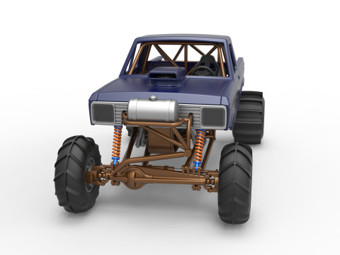 Mud dragster Version 2 Scale 1 to 25 Modèles 3D en vedette