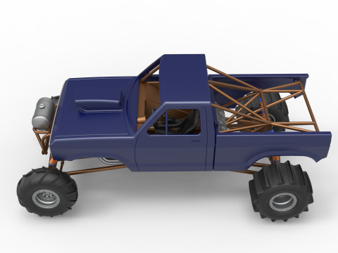 Mud dragster Version 2 Scale 1 to 25 Modèles 3D en vedette