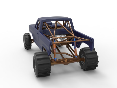 Mud dragster Version 2 Scale 1 to 25 Modèles 3D en vedette