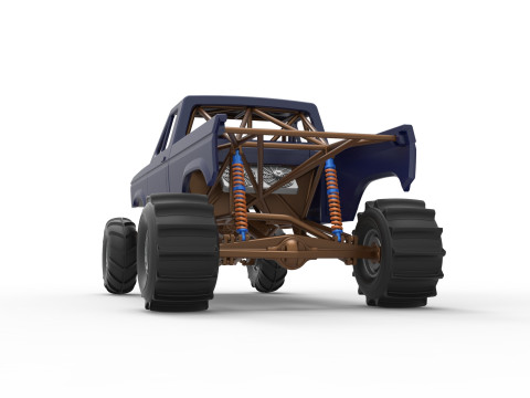 Mud dragster Version 2 Scale 1 to 25 Modèles 3D en vedette