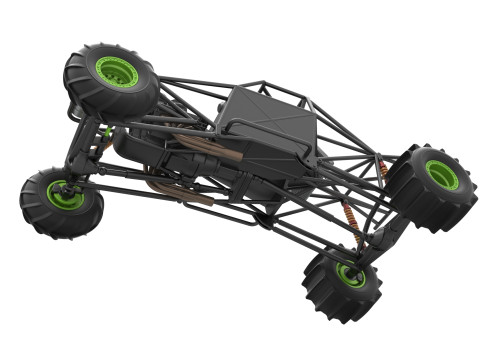 Mud dragster Base Scale 1 to 25 Modello di stampa 3D