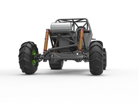 Mud dragster Base Scale 1 to 25 Modello di stampa 3D