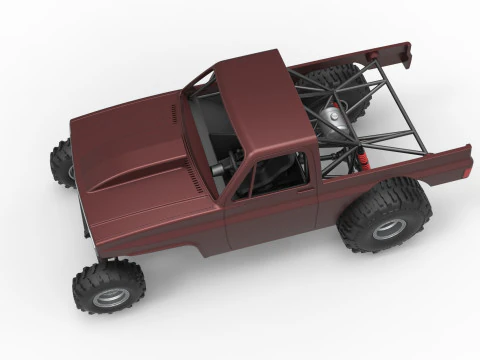Mud dragster Version 3 Scale 1 to 25 3D Print Model