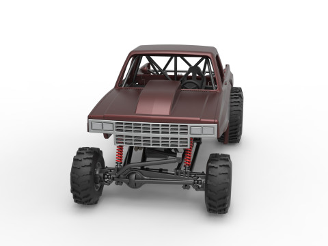 Mud dragster Version 3 Scale 1 to 25 3D-Druckmodell