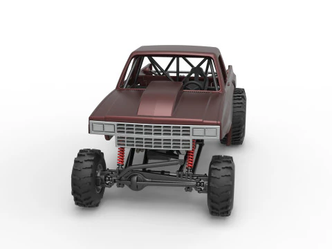 Mud dragster Version 3 Scale 1 to 25 3D Print Model