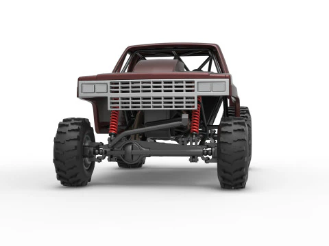 Mud dragster Version 3 Scale 1 to 25 3D Print Model