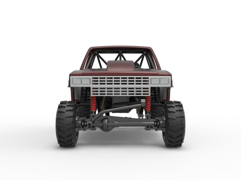Mud dragster Version 3 Scale 1 to 25 3D-Druckmodell