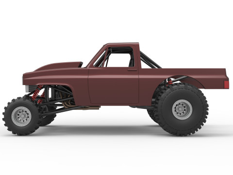 Mud dragster Version 3 Scale 1 to 25 3D-Druckmodell