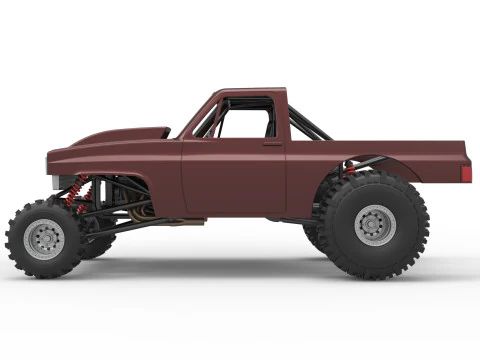 Mud dragster Version 3 Scale 1 to 25 3D Print Model