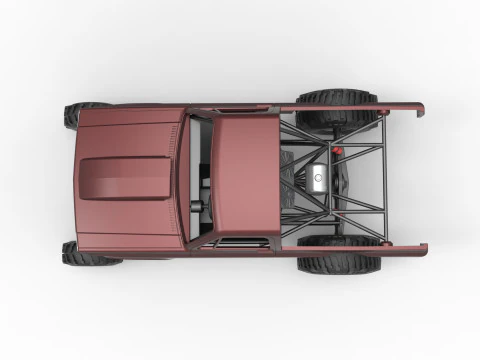 Mud dragster Version 3 Scale 1 to 25 3D Print Model
