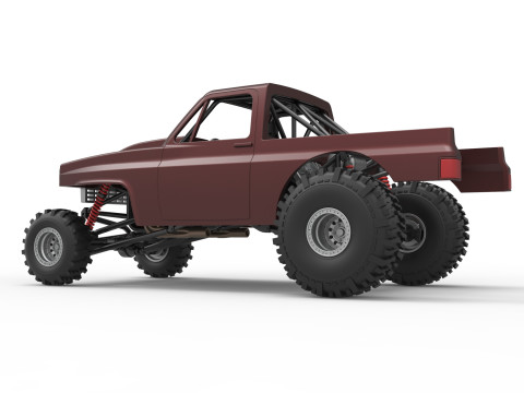Mud dragster Version 3 Scale 1 to 25 3D-Druckmodell