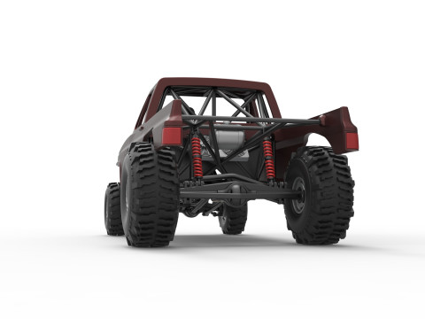 Mud dragster Version 3 Scale 1 to 25 3D-Druckmodell