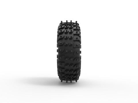 Offroad tire 132 Scale 1 to 25 3D 프린트 모델