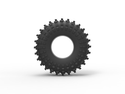 Offroad tire 132 Scale 1 to 25 3D 프린트 모델
