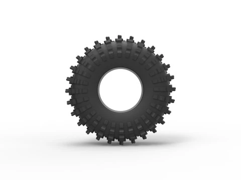 Offroad tire 132 Scale 1 to 25 3D Print Model