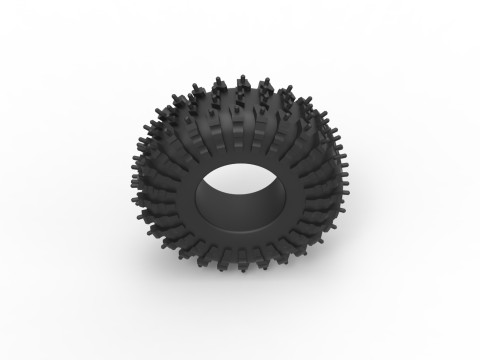 Offroad tire 132 Scale 1 to 25 3D 프린트 모델