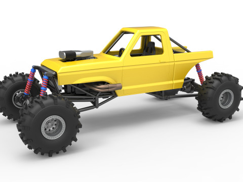 Mud dragster Version 4 Scale 1 to 25 3Dプリントモデル