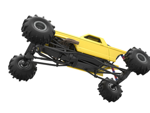 Mud dragster Version 4 Scale 1 to 25 3D प्रिंट मॉडल