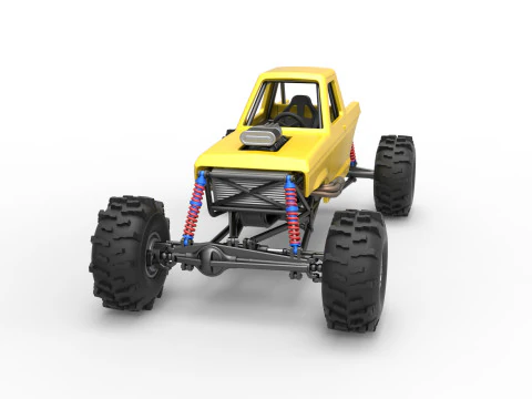 Mud dragster Version 4 Scale 1 to 25 3D Print Model