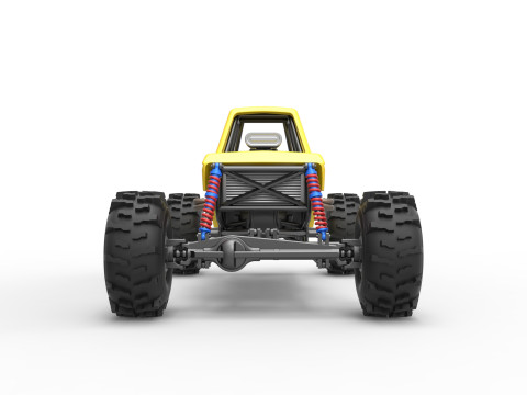 Mud dragster Version 4 Scale 1 to 25 3D प्रिंट मॉडल