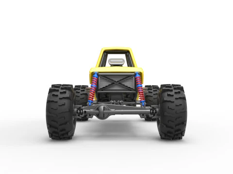 Mud dragster Version 4 Scale 1 to 25 3D Print Model