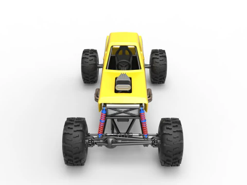 Mud dragster Version 4 Scale 1 to 25 3D Print Model
