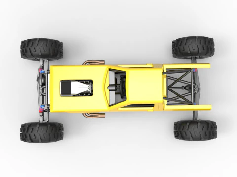 Mud dragster Version 4 Scale 1 to 25 3D Print Model