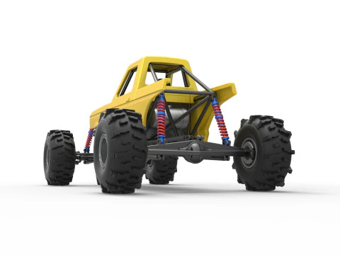 Mud dragster Version 4 Scale 1 to 25 3D Print Model