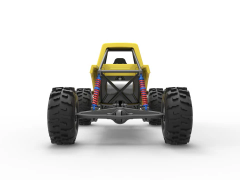 Mud dragster Version 4 Scale 1 to 25 3D Print Model