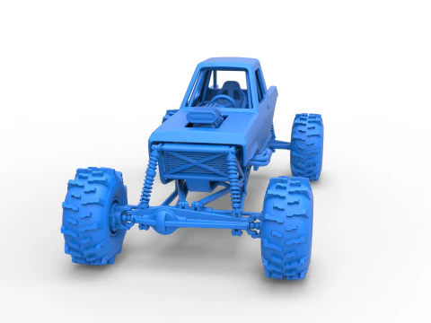 Mud dragster Version 4 Scale 1 to 25 3D Print Model