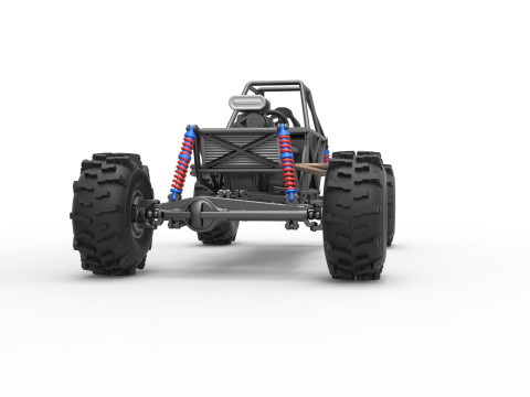 Mud dragster Base Version 2 Scale 1 to 25 Modèles 3D en vedette