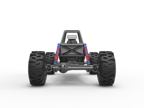 Mud dragster Base Version 2 Scale 1 to 25 Modèles 3D en vedette