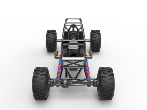 Mud dragster Base Version 2 Scale 1 to 25 Modèles 3D en vedette